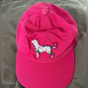 The Black Dog Youth Bright Pink Cap